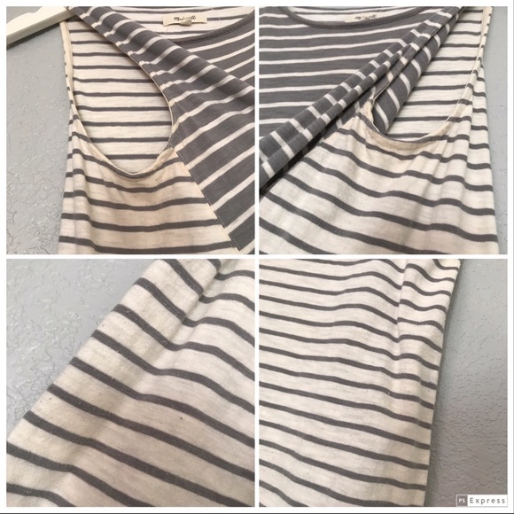 Madewell Forward Seam Stripe Tank - Picture 8 of 8